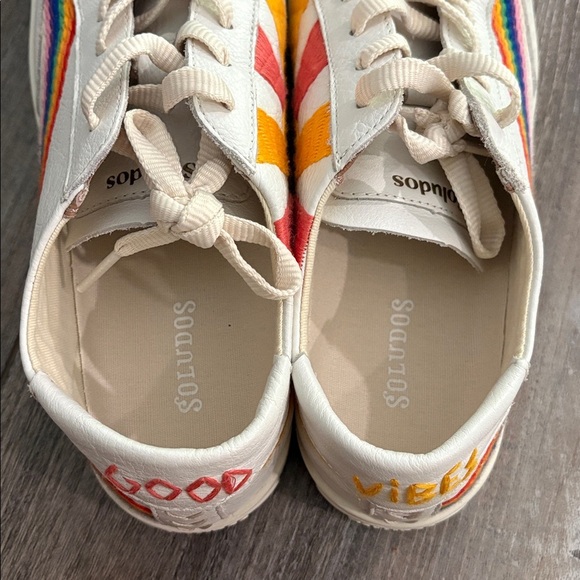 soludos good vibes lace up leather sneakers size 9 - Picture 12 of 12